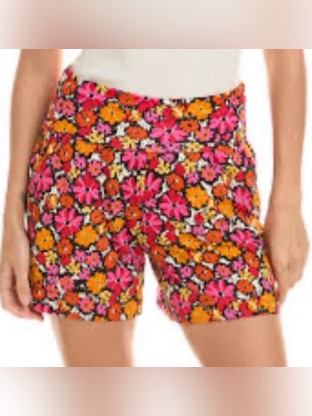 Cabi Chance Floral Colorful Shorts M - Picture 7 of 10